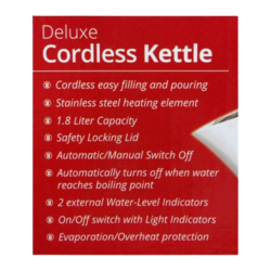 WestPoint 2 Liter WF-6174 Cordless Kettle