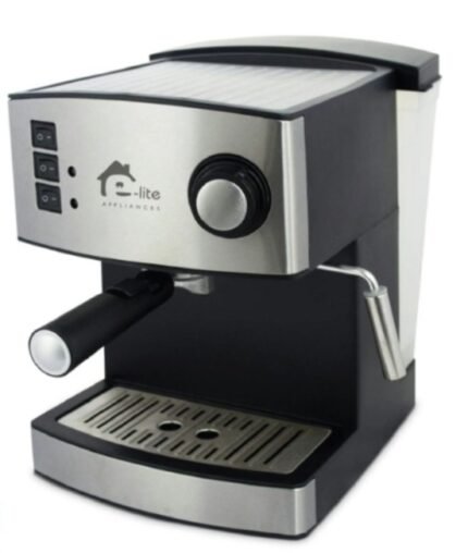 ESM-122806 - ESPRESSO MACHINE - SILVER - 1 YEAR WARRANTY