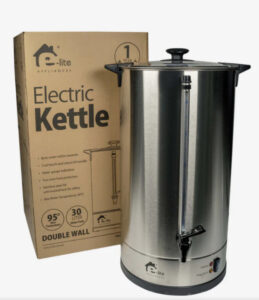 E-LITE ELECTRIC TEA KETTLE 30L - EWK-30D - 1 YEAR WARRANTY